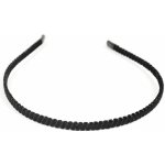 Černá semišová čelenka do vlasů – Zboží Dáma