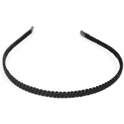 Černá semišová čelenka do vlasů – Zboží Dáma