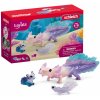 Figurka Schleich Sada na objevování axolotlů