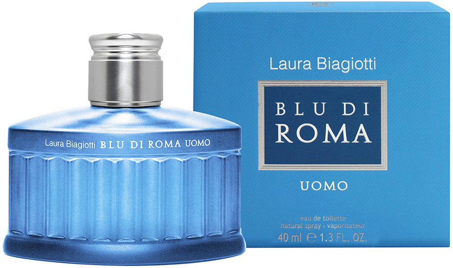 Laura Biagiotti Blu Di Roma Uomo toaletní voda pánská 40 ml