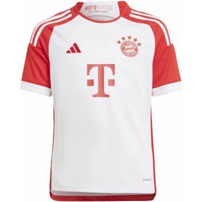 Adidas FC Bayern 23/24 dětský domácí fotbalový dres bílý – Zbozi.Blesk.cz