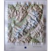 Mapa a průvodce Massif du Mont Blanc reliéfní mapa 1:56.000