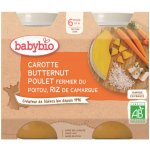 Babybio Mrkev s máslovou dýni kuřetem a rýži 2 x 200 g – Zboží Dáma