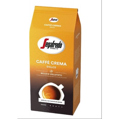 Segafredo Caffe Crema Dolce 1 kg – Zbozi.Blesk.cz