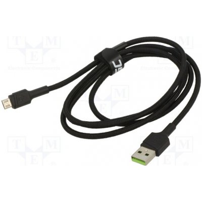 Green Cell KABGC20 USB 2.0, USB A vidlice, USB B micro vidlice, 1,2m, černý – Hledejceny.cz