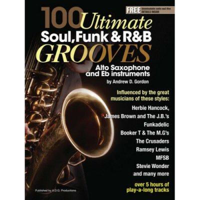100 ultimate soul, funk and r&b grooves noty na altsaxofon +audio – Hledejceny.cz