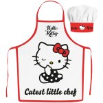 Jerry Fabrics zástěra s kuchařskou čepicí Hello Kitty 2-dílný set – Hledejceny.cz