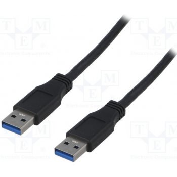 Logilink CU0039 USB 3.0 Type-A Male typu samec 2m, černý