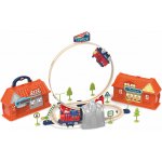Wiky Vehicles Vlaková dráha v kufříku 142 dílků 110 × 46 × 36,5 cm – Sleviste.cz
