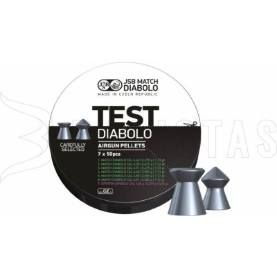 Diabolky JSB Match Test Light Weight 4,5 mm 350 ks – Zboží Mobilmania