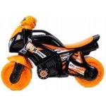 Teddies motorka oranžovo-černá plast 35x53x74cm – Zboží Dáma