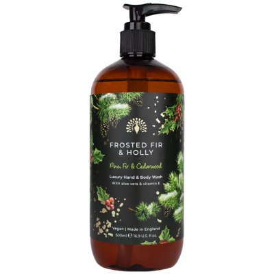 English Soap Company tekuté mýdlo frosted fir & holly 500 ml – Zboží Dáma