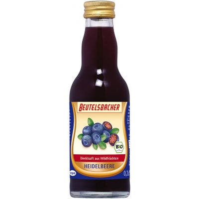 Beutelsbacher Bio borůvková šťáva 100% 200 ml – Hledejceny.cz