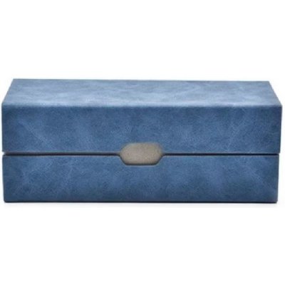 dvouvrstvé tvrdé pouzdro na brýle pro 2 páry brýlí modré – Zboží Dáma