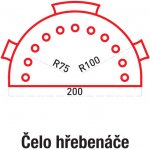 Bravo Čelo hřebenáče 25 µm polyester bílá – Sleviste.cz