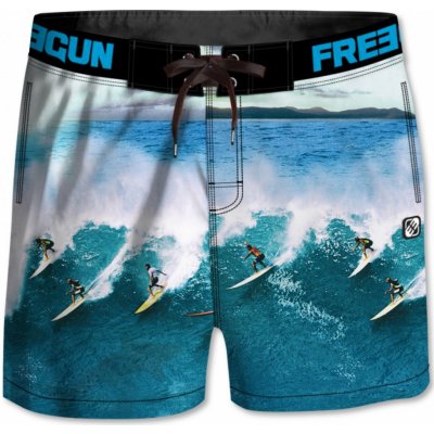 FREEGUN Badeshort modré