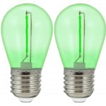 Polux SADA 2x LED žárovka PARTY E27/0,3W/36V zelená SA1802 – Hledejceny.cz