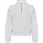 Just Hoods dámská mikina se 1/4 zipem JH037 Arctic White – Hledejceny.cz
