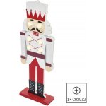 EMOS LED dřevěný louskáček 29 cm 1× CR2032 vnitřní teplá bílá – Hledejceny.cz