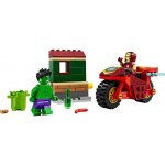 LEGO® Marvel 76287 Iron Man s motorkou a Hulk – Zboží Živě