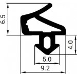 Trelleborg Těsnění do oken SALAMANDER metráž – Zboží Mobilmania