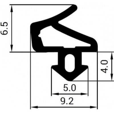 Trelleborg Těsnění do oken SALAMANDER metráž – Zboží Mobilmania