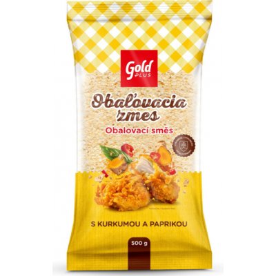Gold Plus Obalovací směs s kurkumou a paprikou 500g – Hledejceny.cz