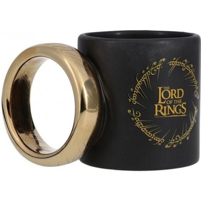 CurePink Keramický 3D hrnek The Lord Of The Rings Pán prstenů Jeden prsten 500 ml – Zbozi.Blesk.cz