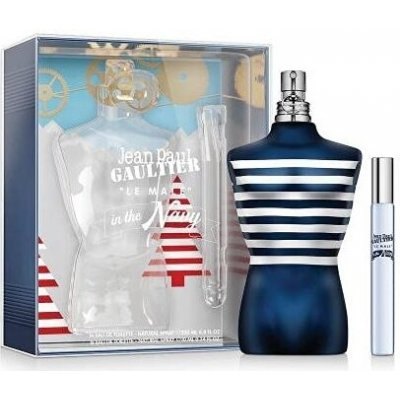 Jean Paul Gaultier Le Male In The Navy Dárková sada Pro muže EDT 200ml + EDT 10ml miniatura