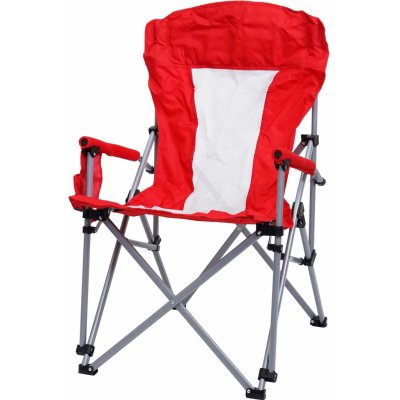 Mendler Kempingová židle HWC-L50 červená – Zboží Mobilmania