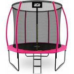 Aga Sport Exclusive 250 cm růžová + ochranná síť + žebříček – Zboží Mobilmania
