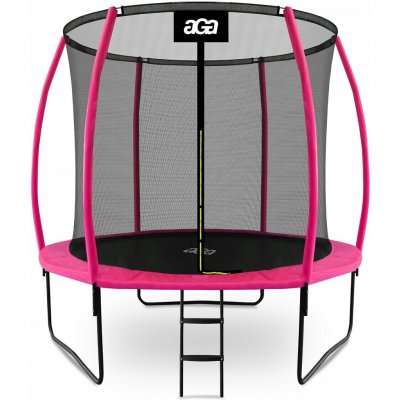 Aga Sport Exclusive 250 cm růžová + ochranná síť + žebříček – Zboží Mobilmania