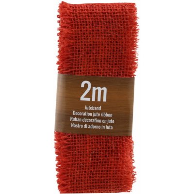 GEROMA Jutová mašle červená 200 x 6,5 cm – Hledejceny.cz