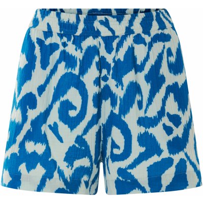 Esmara dámské mušelínové šortky vzor/modrá/bílá – Zboží Dáma Esmara dámské mušelínové šortky vzor/modrá/bílá – Zboží Dáma