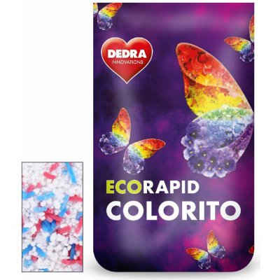 Dedra Prášek na barevné prádlo Ecorapid Colorito v plechové dóze 75 praní = 2500 g – Zboží Mobilmania