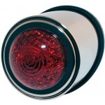 Led mini zadní moto světlo Old School Type 1 chrom – Zboží Mobilmania