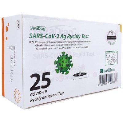 VivaChek Biotech Hangzhou ViVaDiag SARS-CoV-2 Ag Rapid Test 25 ks – Zboží Dáma