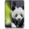 Pouzdro a kryt na mobilní telefon Samsung Pouzdro Head Case Samsung Galaxy A21s DIVOČINA – PANDA