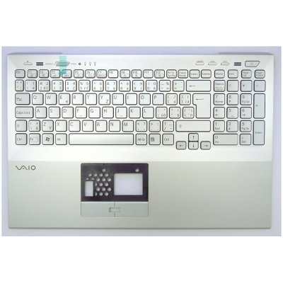 česká klávesnice Sony Vaio PCG-41412M VPCSE stříbrná CZ/SK - palmrest podsvit – Zboží Mobilmania