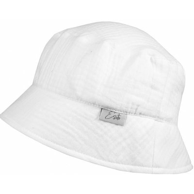 ESITO Klobouk mušelín White bílá – Zboží Mobilmania