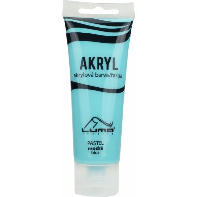 Barvy akrylové 75 ml PASTEL modrá LUMA – Sleviste.cz