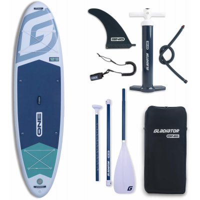 paddleboard Gladiator One 10'8'' White White – Zboží Mobilmania