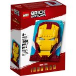 LEGO® Brick Sketches 40535 Iron Man – Zboží Živě