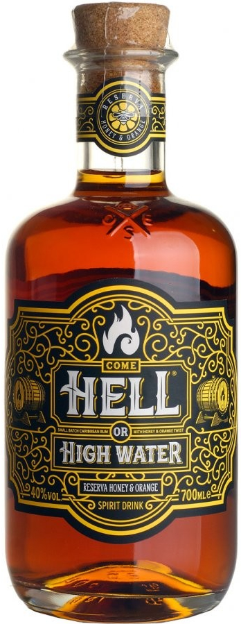 Hell or High Water Reserva Honey & Orange 40% 0,7 l (holá láhev)