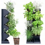 Prosperplast MINI CASCADE IO1W200S433 Vertikální květináče s nůžkami na bylinky antracit – Zboží Dáma