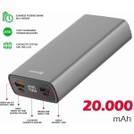 Swissten Aluminum 20000 mAh 20W Power Delivery šedá – Zboží Mobilmania