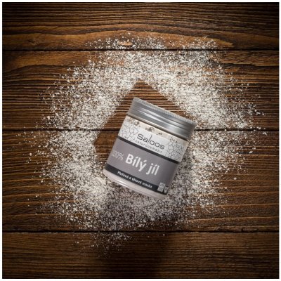 Saloos Bílý jíl 100% BIO 100 g – Zboží Dáma
