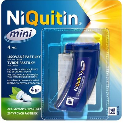 NIQUITIN MINI ORM 4MG PAS CMP 1X20