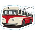 Dopravní svět Samolepka trolejbus T400 klasik – Zboží Živě