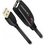 Axagon ADR-207 USB 2.0 A-M -> A-F aktivní prodlužovací / repeater 7.5m – Zboží Živě